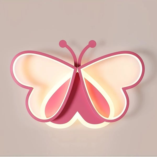 Butterfly Loftlampe, Dæmpbar LED, Moderne Design,Lyserød