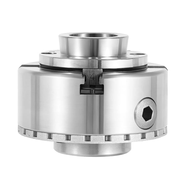 Selvcentrerende Chuck, 3000RPM Rotation, Alsidig Kompatibilitet,Sølv, 4Kæbe