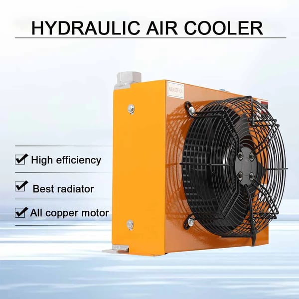 Hydraulikolie Køler, Flowhastighed 100 l/min, Arbejdstryk ≤ 20 bar, Ventilator Effekt 100 W, Kølekapacitet 5.8 kW, Ventilator Spænding 220 V/50 Hz