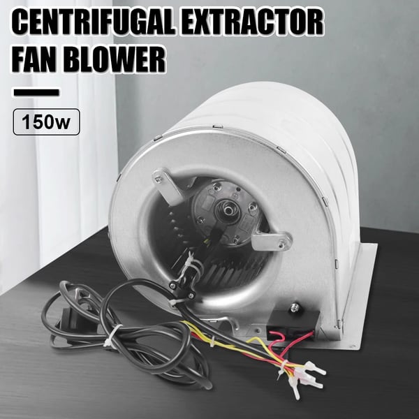Keskipakoisventtiili, 150W Tehonkulutus, 1300RPM Nopeus,Hopea, EU