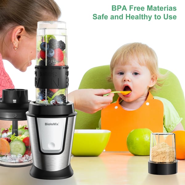 Blender, 3-i-1 Funktionalitet, Kraftfuld Motor,TB23M, EU