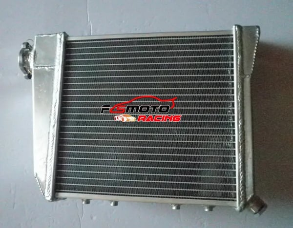 Radiator, Aluminium, Kerne Dimensioner: 270mm x 258mm x 40mm, Indløbs/Udløbs Størrelse: 25mm, Rækker: 2