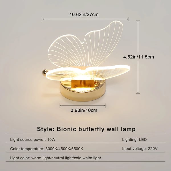 Væglampe, Moderne Design, Multi-Farve Muligheder,11-15W, M, Guld