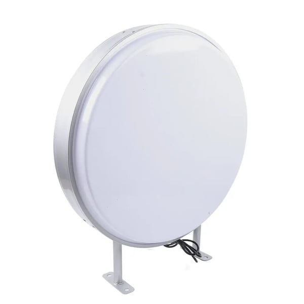 LED Dobbelsidet Lysboks, 60 cm Diameter, Vandtæt IP65, Energi Effektiv