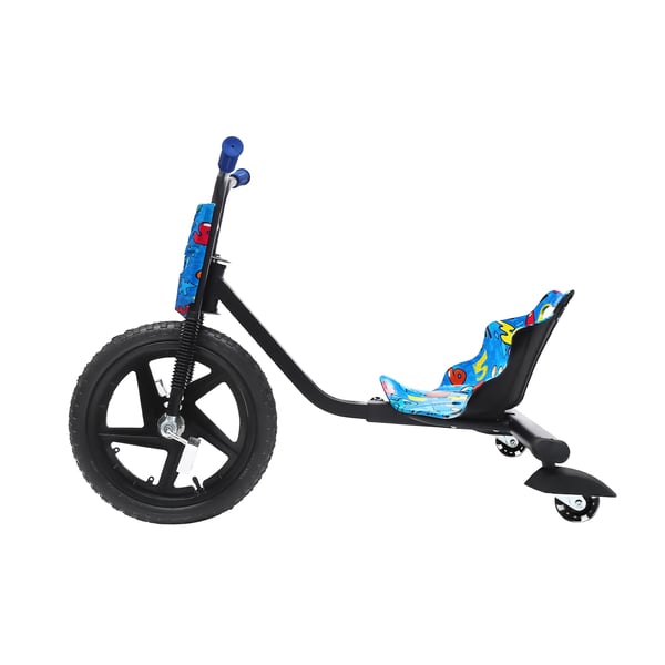 Barnens tramp-scooter, flexibel drift, hög lastkapacitet,Blå