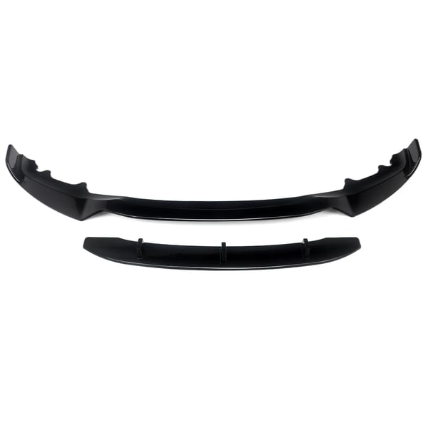 Front Bumper Spoiler Splitter, Passer til BMW X5 F15, Glanssort Finish,Glansende Sort