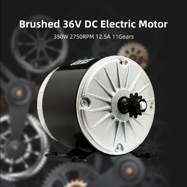 DC-sähkökone, 350W teho, 2750RPM nopeus,DC Sähkökone