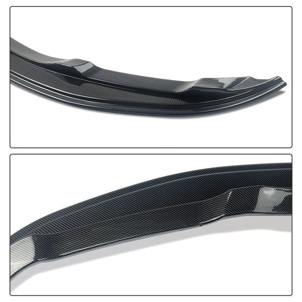 Framstötfångarsplitter, M Performance Stil, Passar 3 Series E90 E91,kolfiberutseende