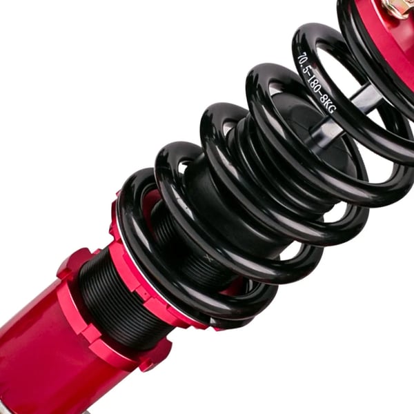 Coilovers, Justerbar højde: Sænker med 1-3 tommer, Længde: 65 cm, Bredde: 53 cm, Højde: 23 cm, Vægt: 21 kg