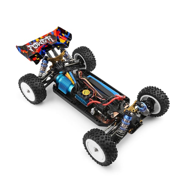 Fjernstyret Bil, 1/12 Skala, Hastighed op til 75KM/H, 2.4GHz Fjernbetjening, 4WD, Anbefalet Alder: 14+