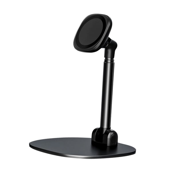 Telefonstativ, Aluminiumkonstruktion, 360° Rotérbar,Sort
