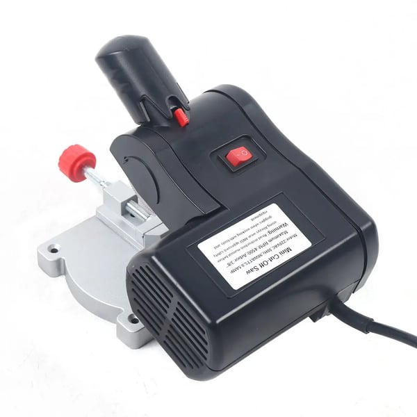 Mini Krydssav, 6000 RPM, Justerbar Vinkel Skæring,sort