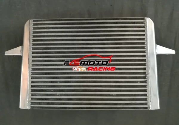 Aluminium Intercooler, Kerne Dimensioner: 600 mm x 400 mm x 45 mm, Samlede Dimensioner: 750 mm x 400 mm x 45 mm