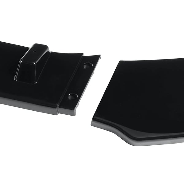 Front Bumper Lip Spoiler, Material af høj kvalitet, Direkte pasform design,Glansfuld Sort
