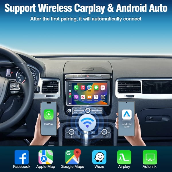 Carplay Android Auto Retrofit Modul, Til Premium SUV RNS 850, Kompatibilitet med VW Volkswagen Touareg,RNS850