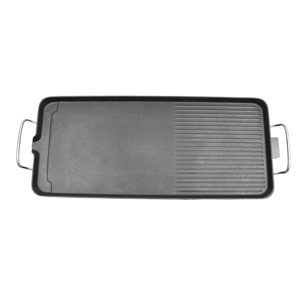 Elektrisk Grill, 1500W, 220V, Dimensioner: 68cm x 28cm x 7cm, Temperaturinterval: 0-250°C, Bærbart Design