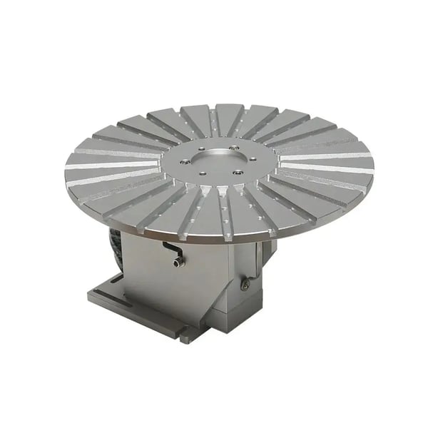 Rotary Achse, Diameter 300mm, 24 Kanal Tælling, Kanal Længde 90mm, Gap Vinkel 15 grader, Plade Tykkelse 10mm