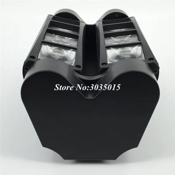 Mini LED Moving Head Light, RGBW farvemuligheder, DMX 512 kontrol, 80W effekt