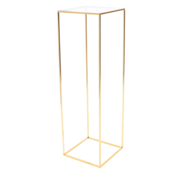 Blomsterstand, Moderne Design, Indendørs og Udendørs Brug,31x31x100cm, Guld