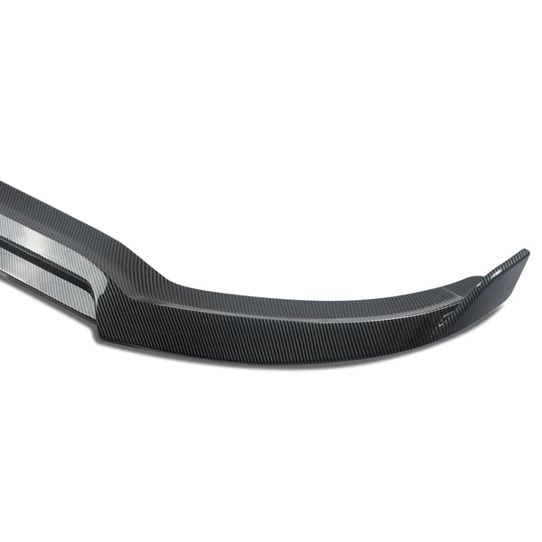 Front Bumper Lip Splitter, Nem Installation, Holdbart ABS Plastik,som vist