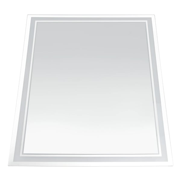 LED Badrumsspegel, Touchkontroll, Avfuktningsfunktion,Silver