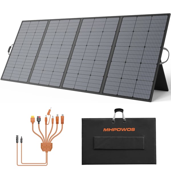 Solpanel, Bärbar Design, Hög Effektivitet,400W solpanel