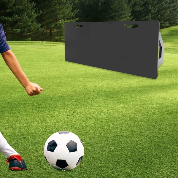 Fotboll Rebound Board, Hållbart Material, Fristående Design,svart
