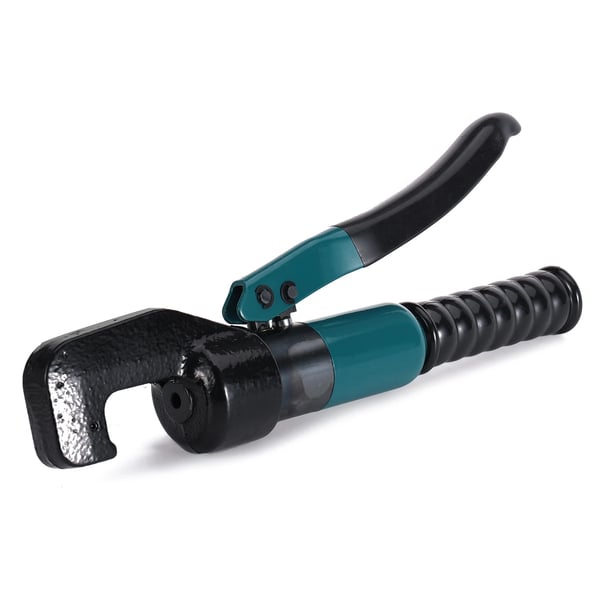 Hydraulinen puristustyökalu, metallirakenne, 12 tuuman pituus, puristusalue 12AWG-2/0AWG, 80 kN voima, 12 mm isku