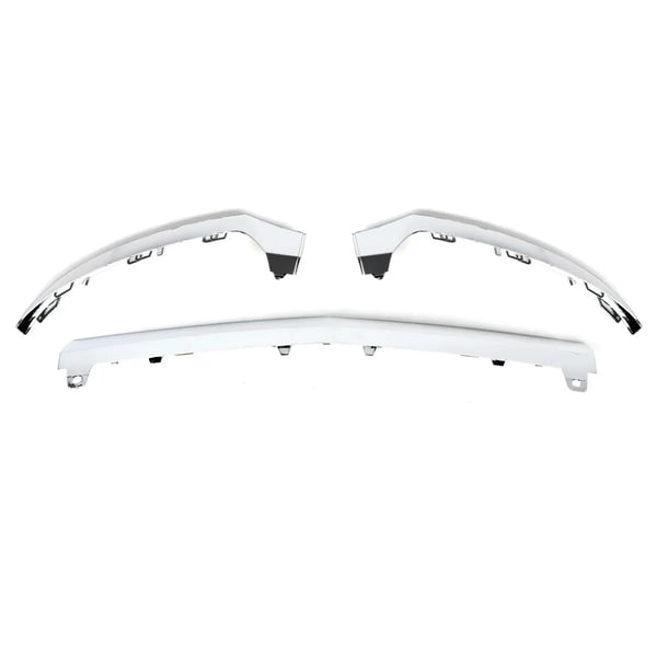 Framstötfångarsplitter, Aerodynamisk Design, Enkel Installation,Krom