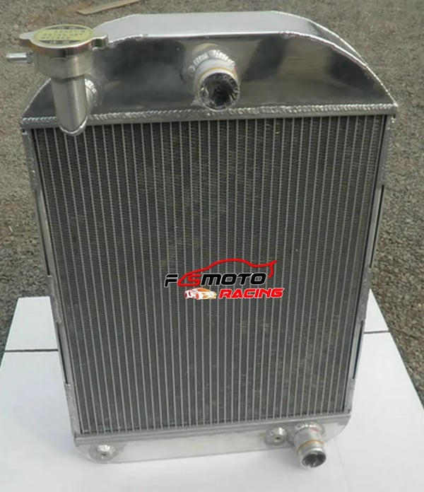 Aluminiumkøler til 1932-1937 Ford Model Y, 3-rækket design, holdbar konstruktion, nem installation
