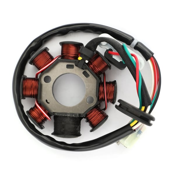 Generator Stator, Kobberviklinger, Indvendig Diameter 29 mm, Udvendig Diameter 84 mm, Poltykkelse 28,1 mm, 8 Poler