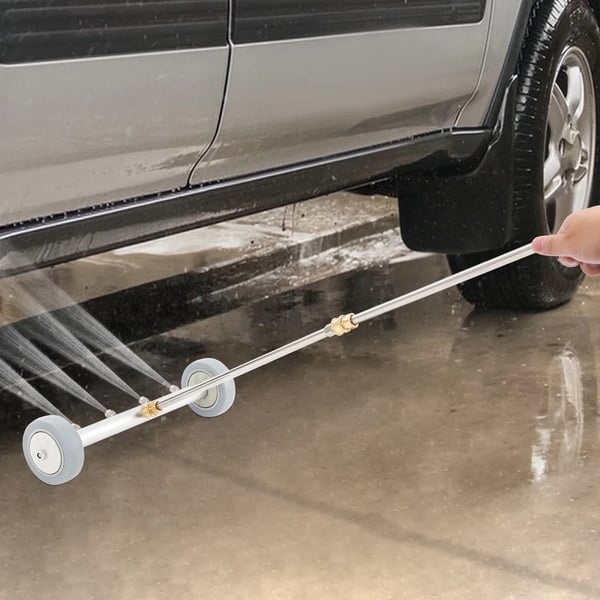 Undervognsrenser, 4000 PSI ydeevne, 4 dyse system,Grå