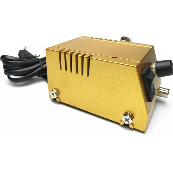 Mini Lodde Station, Justerbar Temperatur, Kompakt Design,220V, Gul