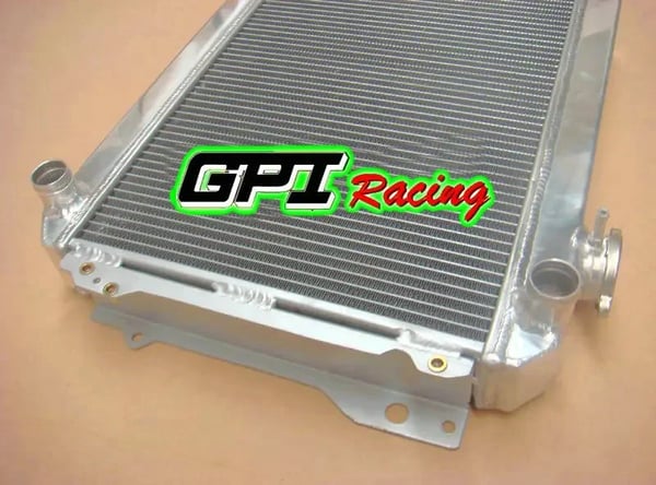Radiator, Aluminium, 416H * 567B * T60mm, 324H * 488B * T38mm, 2 Rækker, Indløb/Udløb 32mm