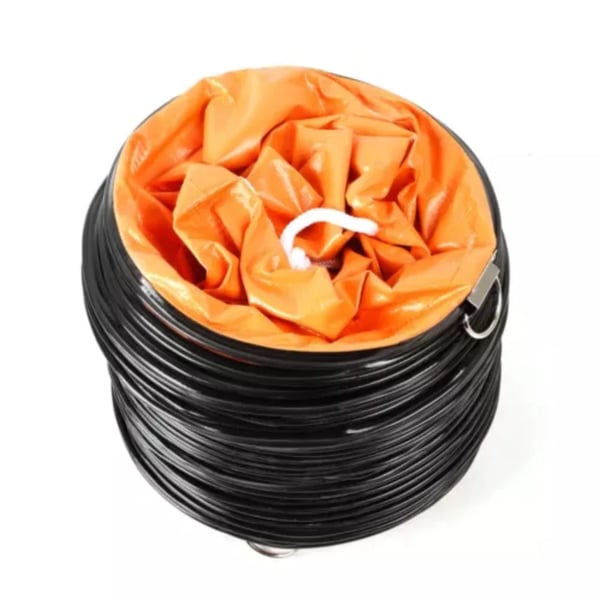 Ventilationsslange, Holdbar PVC, Effektiv Luftstrøm,Appelsin
