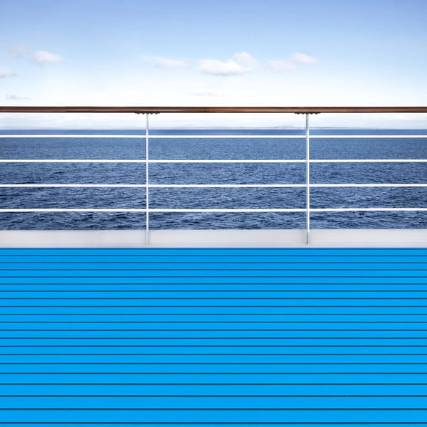 Skridsikker måtte, EVA-skum, selvklæbende, 240x90cm,Blå