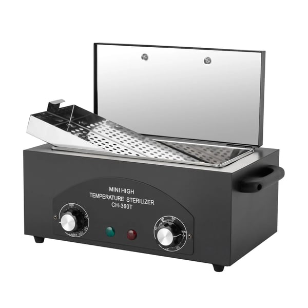 Tørvarme Sterilisator, 1,5L Kapacitet, 300W Effekt,Sort
