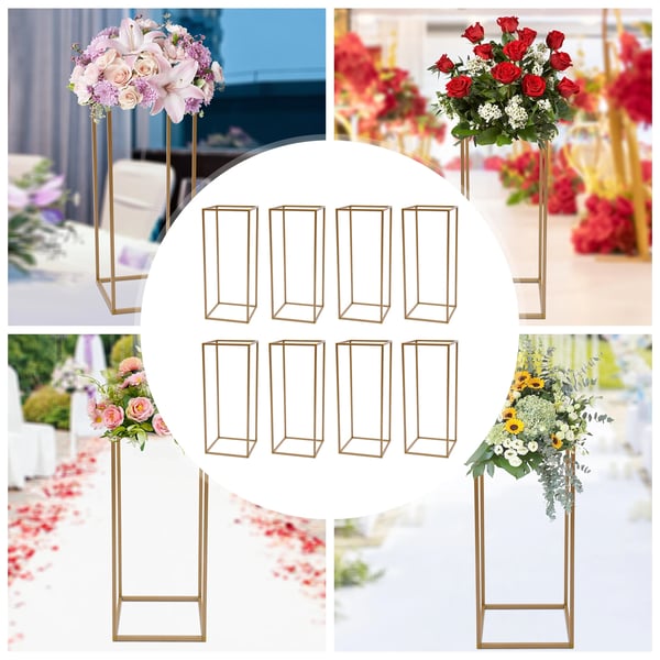 Blomsterställ Set, Hållbar Design, Lätt Montering,Guld