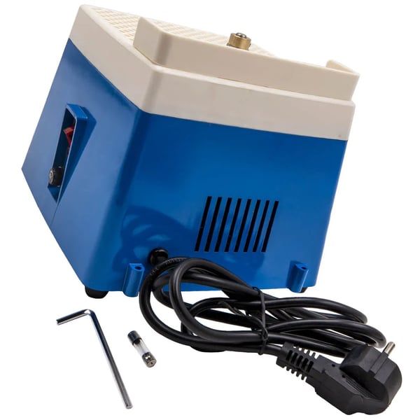 Glasgrinder, 220V AC, Automatisk Drift, Dimensioner 195x195x160 mm, EU Stik, Egnet til Hårde Materialer