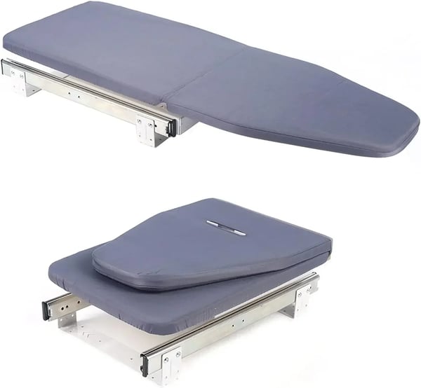 Strykbord, Fällbar Design, 180° Rotation,Blå