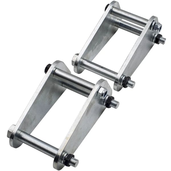 Bagudvidede kæder, 2" hævning, 50mm, passer til 4x4 off-road køretøjer, trinvist bolt design, høj kvalitet stål