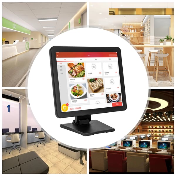 17 Tommer Touchscreen Monitor, LCD, 1280×1024 Opløsning, 10-Punkts Touch,sort