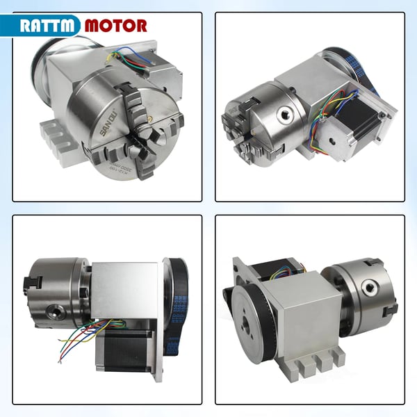 K12-100mm 4-Backig Chuck, Manuell Drift, CE Certifierad, Precision Kontroll