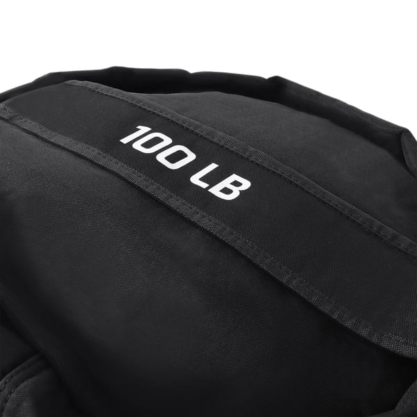 Træningssandpose, Justerbar Vægt, Holdbar Polyester Konstruktion,sort