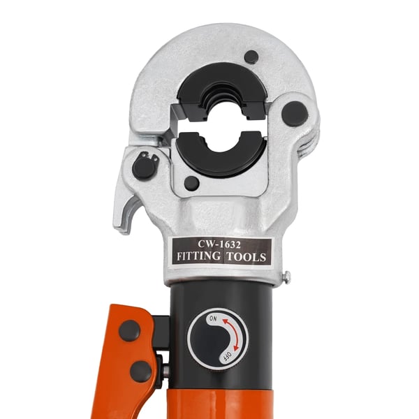 Hydrauliske Crimp Tænger, 360° Drejelig Hoved, Ergonomisk Håndtag,Appelsin