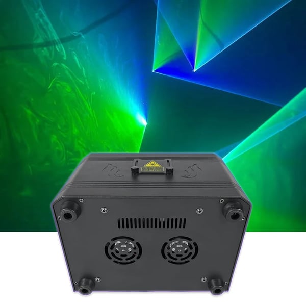 Laserprojektori, täysivärinen, Bluetooth-ohjaus,musta, EU-pistoke
