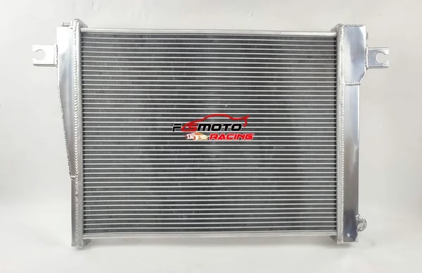 Aluminiumkøler, legeret aluminium, 23 x 14 x 2 tommer, passer til kompakt sedan E30, frontplacering, høj-effektiv køling