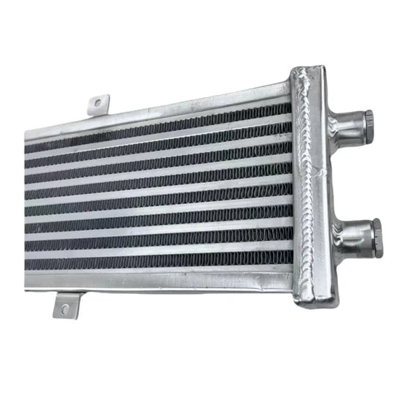 Intercooler varmeveksler, aluminiumlegering, 70 x 24 cm, universel pasform, effektiv ydeevne