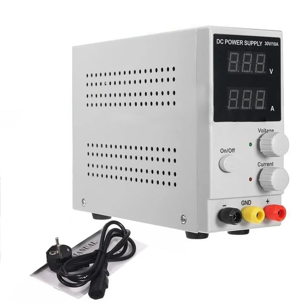 Laboratorie Strømforsyning, Justerbar DC Strøm, Høj Effektivitet,grå, 220 V, 30V