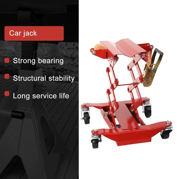 Transmission Jack, Kapacitet 200kg, Højdeområde 185-590mm, Bredde Dimensioner 420 x 400mm, Driv Socket Størrelse 1/2" Sq. Dr., Vægt 18.50kg